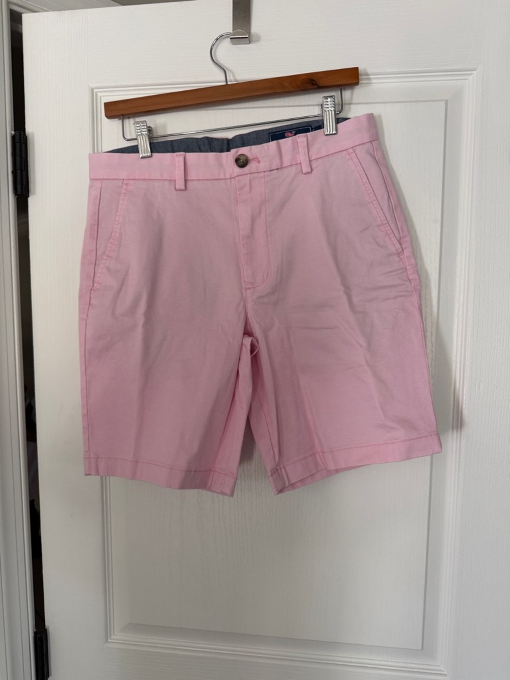 Vineyard Vines Pastel Pink Flat Front Chino Shorts